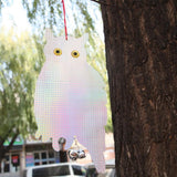 Maxbell 2 Pair Reflective Flying Owl Decoy & Bird Repellent Scarecrow Bird Deterrent