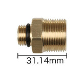 Maxbell 2Pcs Brass Adapter For Snow Foam Lance High Pressure Washer Connector