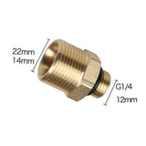 Maxbell 2Pcs Brass Adapter For Snow Foam Lance High Pressure Washer Connector