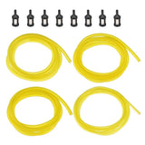 Maxbell 90cm 2.95 Feet Fuel Line Hose with 16 Pieces Fuel Filters for Chainsaw