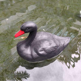 Maxbell 2x Plastic Floating Swan Decoy Hunting Fishing Garden Scarer Scarecrow Decor