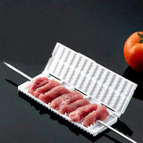 Maxbell 3pcs/set Barbecue Accessories Kit Temperature Gauge Skew Machine Skew Maker