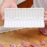 Maxbell 2xBBQ Meat Skewer Machine Barbecue Vegetable Meat String Device For Pork Beef
