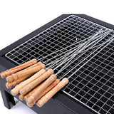 Maxbell 3pcs/set Barbecue Accessories Kit Temperature Gauge Skew Machine Skew Maker
