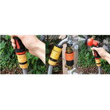 Maxbell 6Pcs/set Garden Car Water Hose Pipe Tap Adapter Connector & Fitting Hosepipe