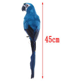 Maxbell 6pcs 45cm Artificial Parrot Bird Realistic Decor Budgie Taxidermy