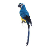 2cs Realistic Macaw Parrot Artificial Feather Bird Animal Ornament Toys