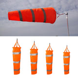 Maxbell 3Pcs Airport Windsock Outdoor Wind Sock Bag Reflective Belt Grommet