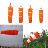 Maxbell 3Pcs Airport Windsock Outdoor Wind Sock Bag Reflective Belt Grommet