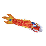 Maxbell 2x Chinese Dragon Flag Windsock Carp Streamer Garden Hanging Decor Red Blue