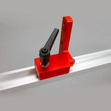 Maxbell Miter Track Stop for 45 Type T-Slot T-Tracks DIY Woodworking Tools Manual Aluminum Alloy