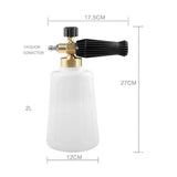 Maxbell 2pcs High Pressure Car Washer Snow Foam Lance Adjustable Foam Spray Cannon