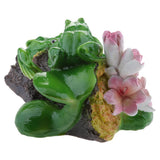 Maxbell Artificial Lotus Leaf Frog Water Floating Ornament Pond Decoration B