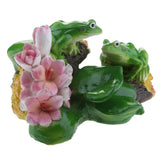 Maxbell Artificial Lotus Leaf Frog Water Floating Ornament Pond Decoration B