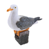 Maxbell 2 x Creative Resin Seagull Statue Lawn Ornament Garden Sculpture Home Decor