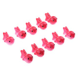 Maxbell 10Pc Miniature Dollhouse Bonsai Craft Garden Landscape Goldfish Decor Red