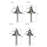 Maxbell Radius 6.35mm Shank Round Over Beading Edging Router Bit