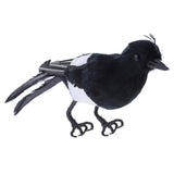 Maxbell Bird Garden Ornament Magpie Patio Decor Outdoor Decoration Artificial Animal