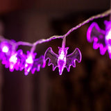 Maxbell 10 Halloween LED Fairy String Light Bats Holiday Decorative Light Pink - Aladdin Shoppers