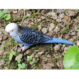 Maxbell 2Pieces Miniature Animals Birds Model Figurine Statue Scupltue Toy Parrot