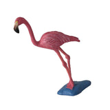 Maxbell 2Pieces Miniature Animals Birds Model Figurine Statue Scupltue Toy Flamingo