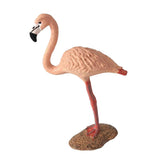 Maxbell 2Pieces Miniature Animals Birds Model Figurine Statue Scupltue Toy Flamingo