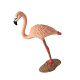 Maxbell 2Pieces Miniature Animals Birds Model Figurine Statue Scupltue Toy Flamingo