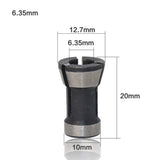 Maxbell 3pcs High Precision Collet Chuck Head Engraving Trimming Carving Machine