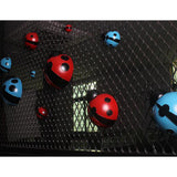 Maxbell 3Pcs Mini Metal Ladybug Fence Hanger Wall Hanging Outdoor Garden Decor 10cm