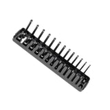 Maxbell Metric Socket Tray Rack Holder Storage Tool Organizer 1/4" 3/8" 1/2" Black