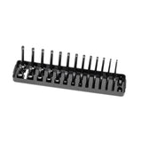 Maxbell Metric Socket Tray Rack Holder Storage Tool Organizer 0.25inch Black - Aladdin Shoppers