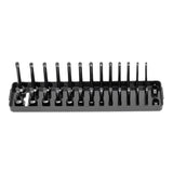 Maxbell Metric Socket Tray Rack Holder Storage Tool Organizer 0.25inch Black - Aladdin Shoppers