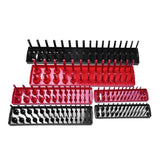 Maxbell Metric Socket Tray Rack Holder Storage Tool Organizer 0.25inch Red - Aladdin Shoppers