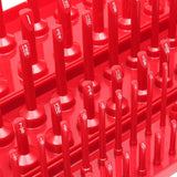 Maxbell Metric Socket Tray Rack Holder Storage Tool Organizer 0.25inch Red - Aladdin Shoppers