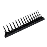 Maxbell Metric Socket Tray Rack Holder Storage Tool Organizer 1/4" 3/8" 1/2" Black