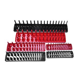 Maxbell Metric Socket Tray Rack Holder Storage Tool Organizer 0.357inch Red - Aladdin Shoppers