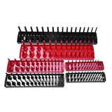 Maxbell Metric Socket Tray Rack Holder Storage Tool Organizer 0.357inch Red - Aladdin Shoppers