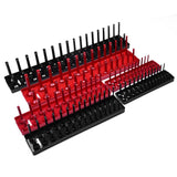 Maxbell Metric Socket Tray Rack Holder Storage Tool Organizer 0.357inch Red - Aladdin Shoppers