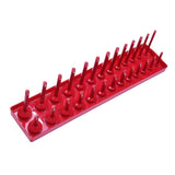 Maxbell Metric Socket Tray Rack Holder Storage Tool Organizer 0.357inch Red - Aladdin Shoppers