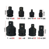 Maxbell Reducer Air Impact 1/4 3/8 1/2 3/4 Inch Durable Hand Tools Silver 3-8 to 1-4 Black 1-4 to 3-8 - Aladdin Shoppers