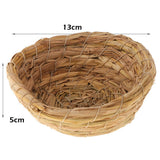 Maxbell Woven Natural Straw Bird Nest Cage Birdhouse/Bed House for Parrot Pigeon