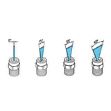 Maxbell 3x High Pressure Spray Nozzle Tip NPT1/4" Pressure Washer Accessories 1.07mm