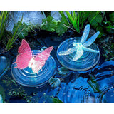 Maxbell Artificial Dragonfly/Butterfly Water Floating Ornament Pond Decor Butterfly