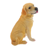 Labrador Dog Figurines Statues Resin Craft Miniature Indoor and Outdoor Decor Fairy Garden Art