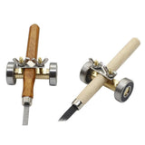 Maxbell Brass Angle Grinder Holder Honing Guide Fixed Angle Sharpener Jig for Chisel - Aladdin Shoppers