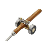 Maxbell Brass Angle Grinder Holder Honing Guide Fixed Angle Sharpener Jig for Chisel - Aladdin Shoppers