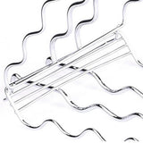 Maxbell Barbecue BBQ Sausage Grilling Basket Rack for 6 Hot Dogs,Stainless Steel