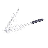 Maxbell Barbecue BBQ Sausage Grilling Basket Rack for 6 Hot Dogs,Stainless Steel