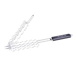 Maxbell Barbecue BBQ Sausage Grilling Basket Rack for 6 Hot Dogs,Stainless Steel