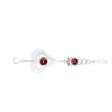 Maxbell Creative Steel 3D Crystal Spiral Wind Spinner Red Heart Shap - Aladdin Shoppers